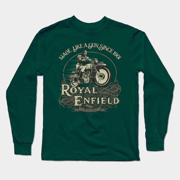 Enfield Cycle Co. Ltd. 1901 Long Sleeve T-Shirt by JCD666